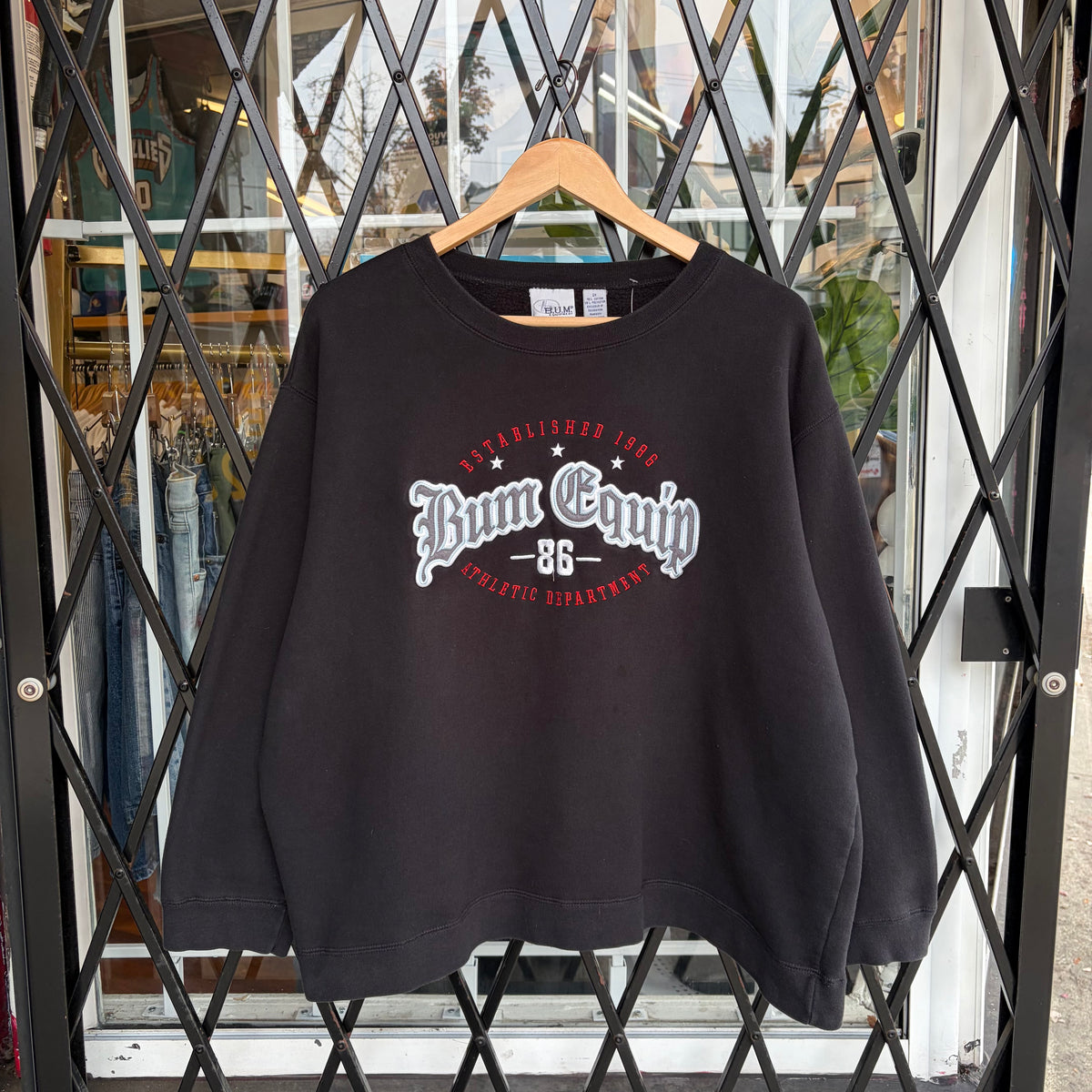 Y2K BUM Equipement Crewneck - Size Women’s XXL