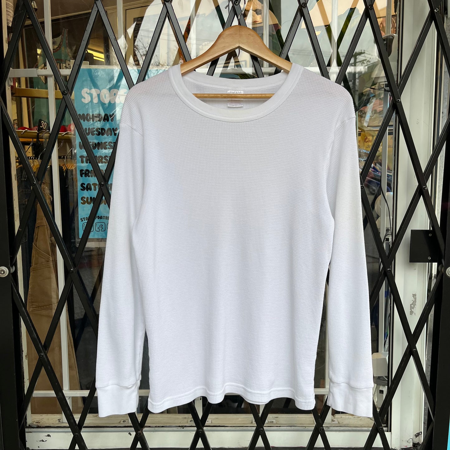 Vintage Waffle Long Sleeve - Size XL