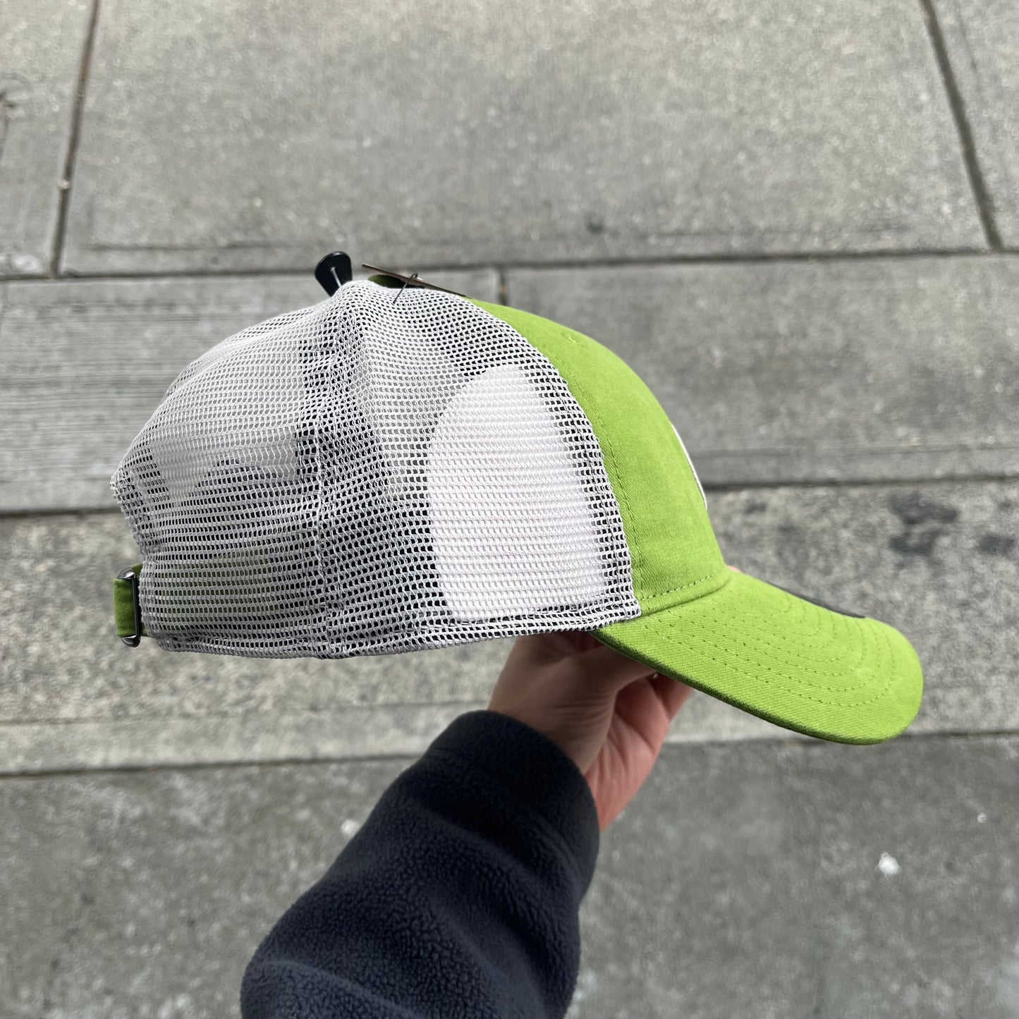 Stussy Basic Trucker Hat Lime Green