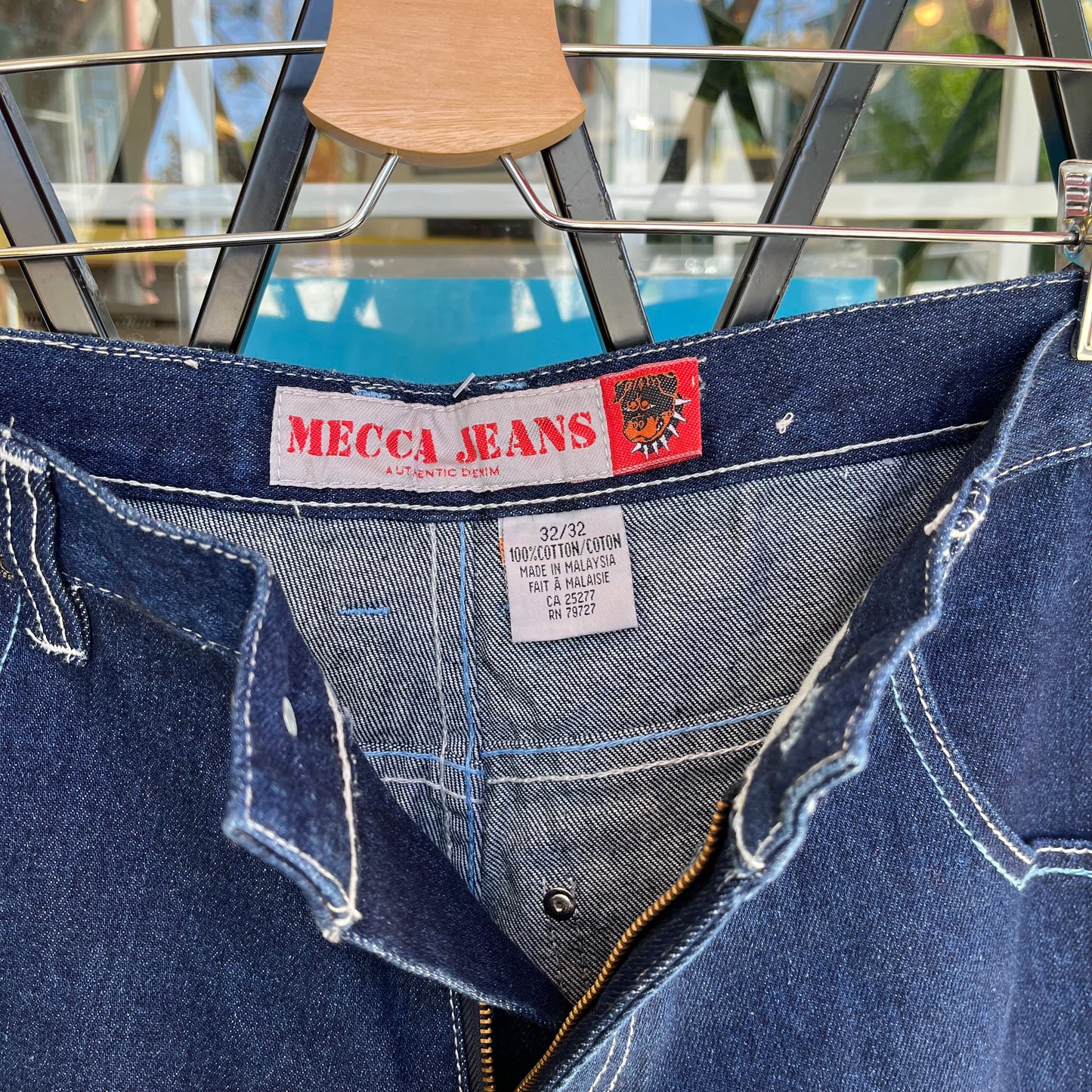 Y2K Mecca Rottweiler Baggy Jeans - Size 32W