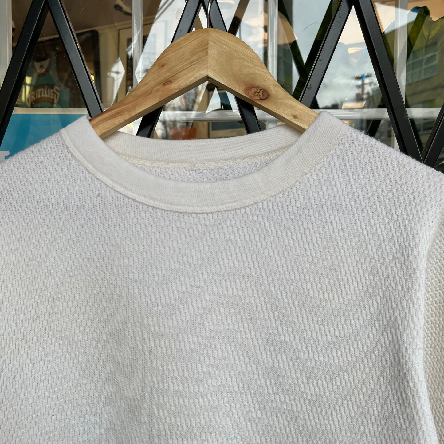 Vintage Thermal Waffle Long Sleeve - Size L