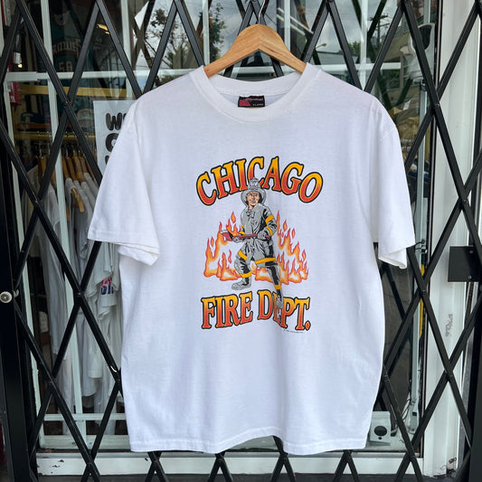 1992 Holoubeck Chicago Fire Department Tee - Size XL