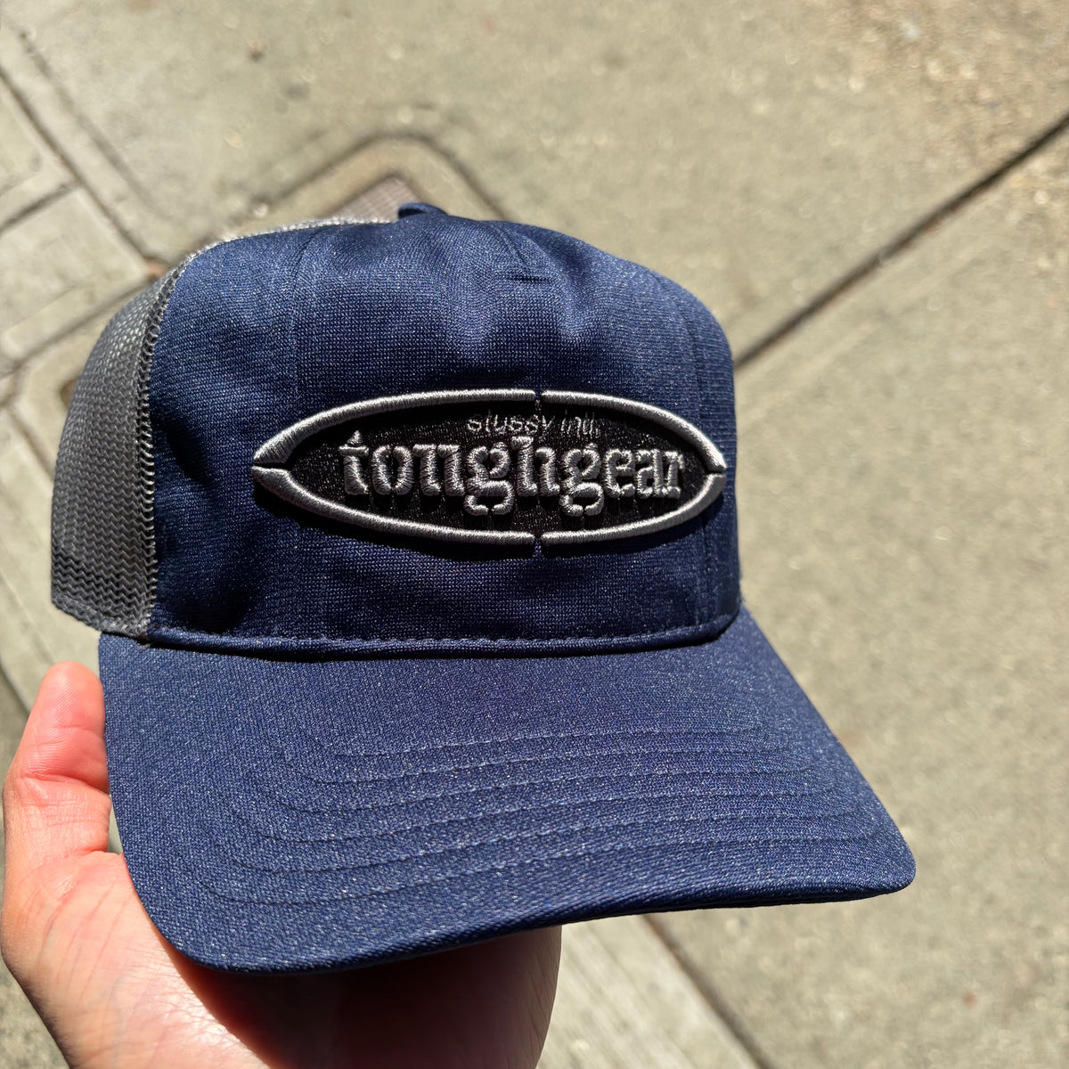 Stussy Tough Gear Trucker Hat Navy