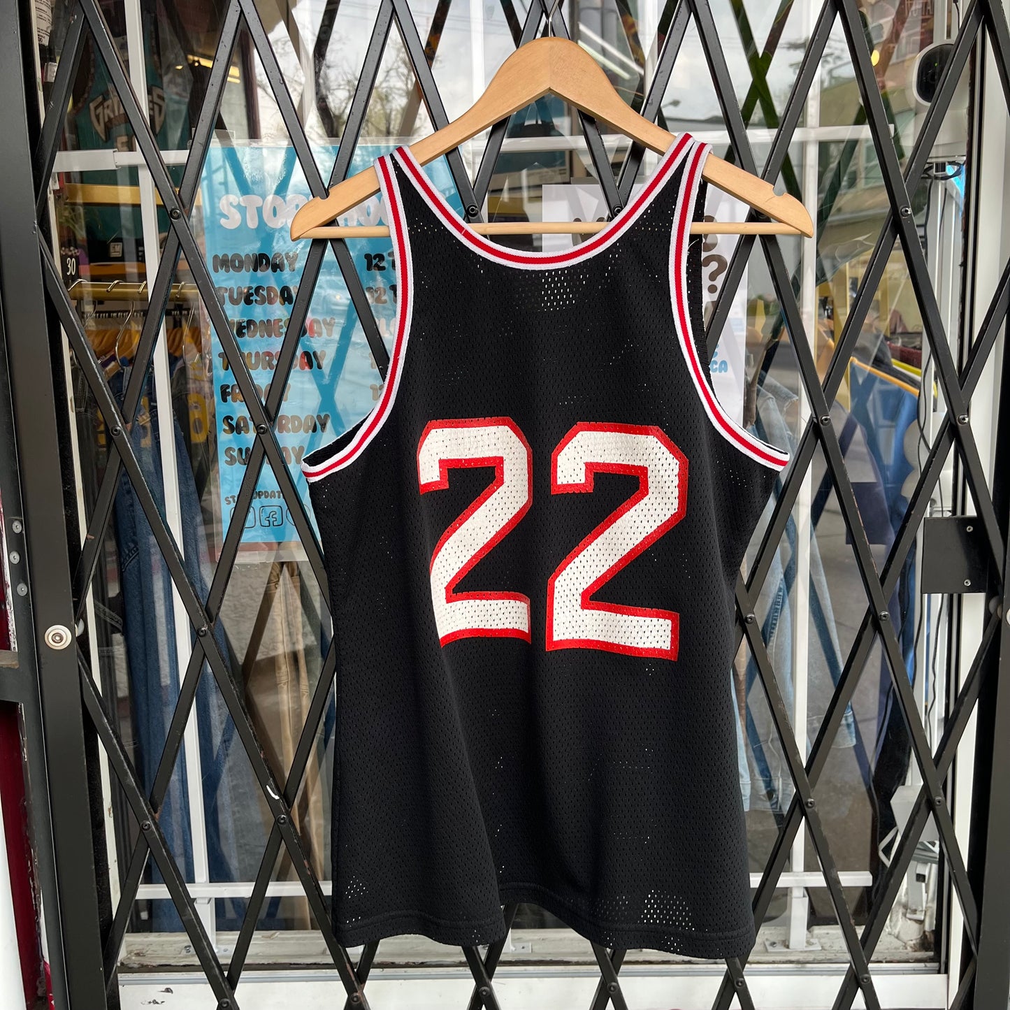 Vintage Pleasant Valley Mesh Basketball Jersey - Size M