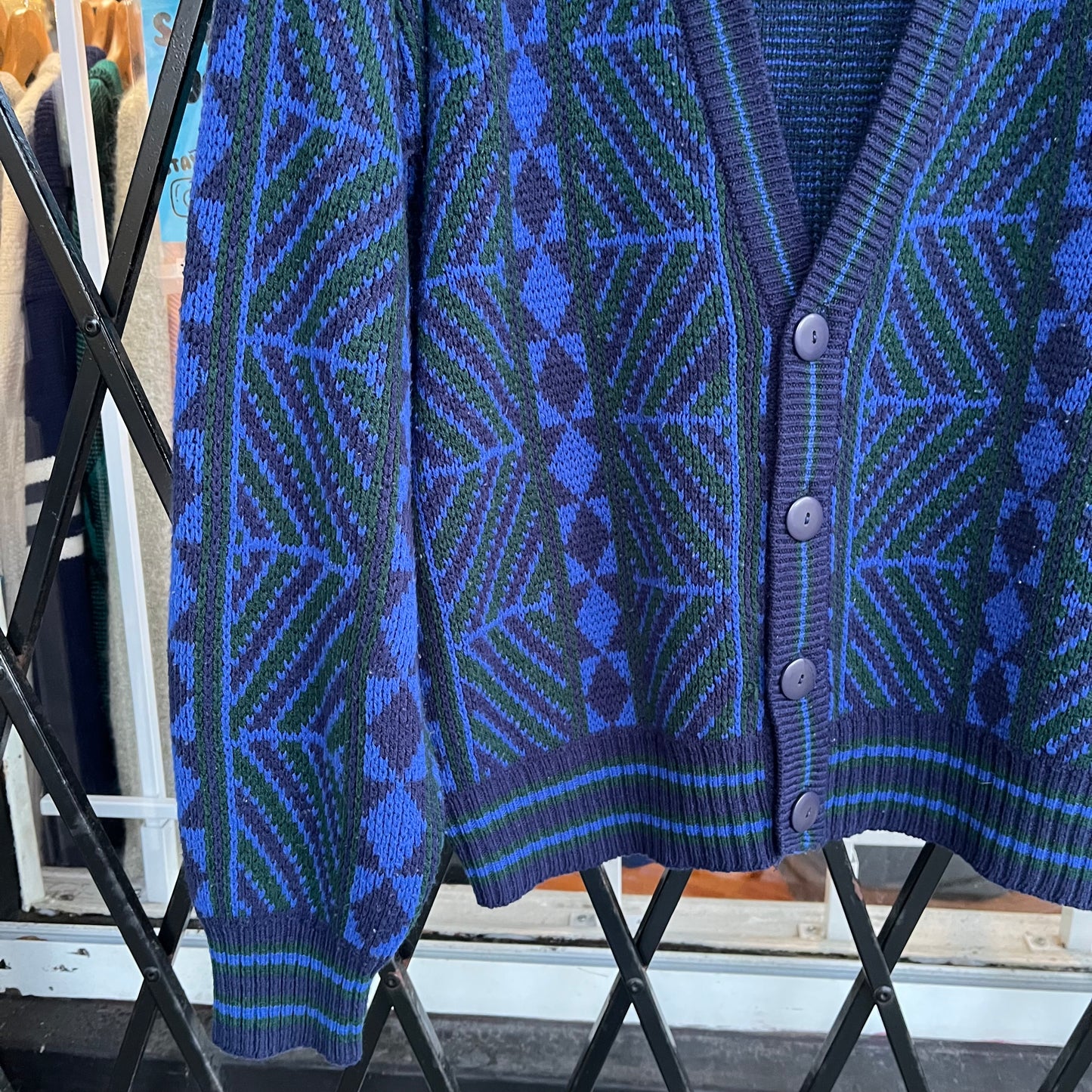 Vintage Knit Cardigan - Size L