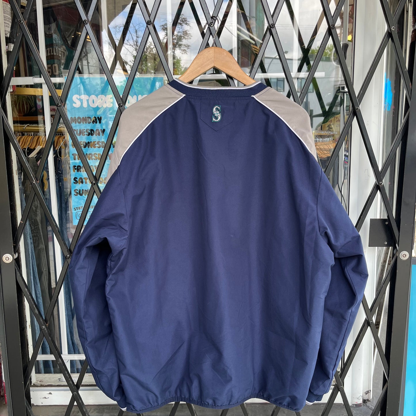 Vintage Seattle Mariners Pullover Windbreaker - Size XL