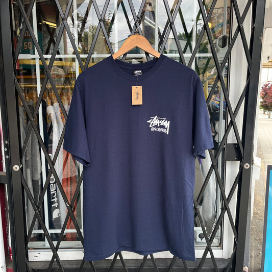 Stussy Vancouver Stock Tee Navy - Size M