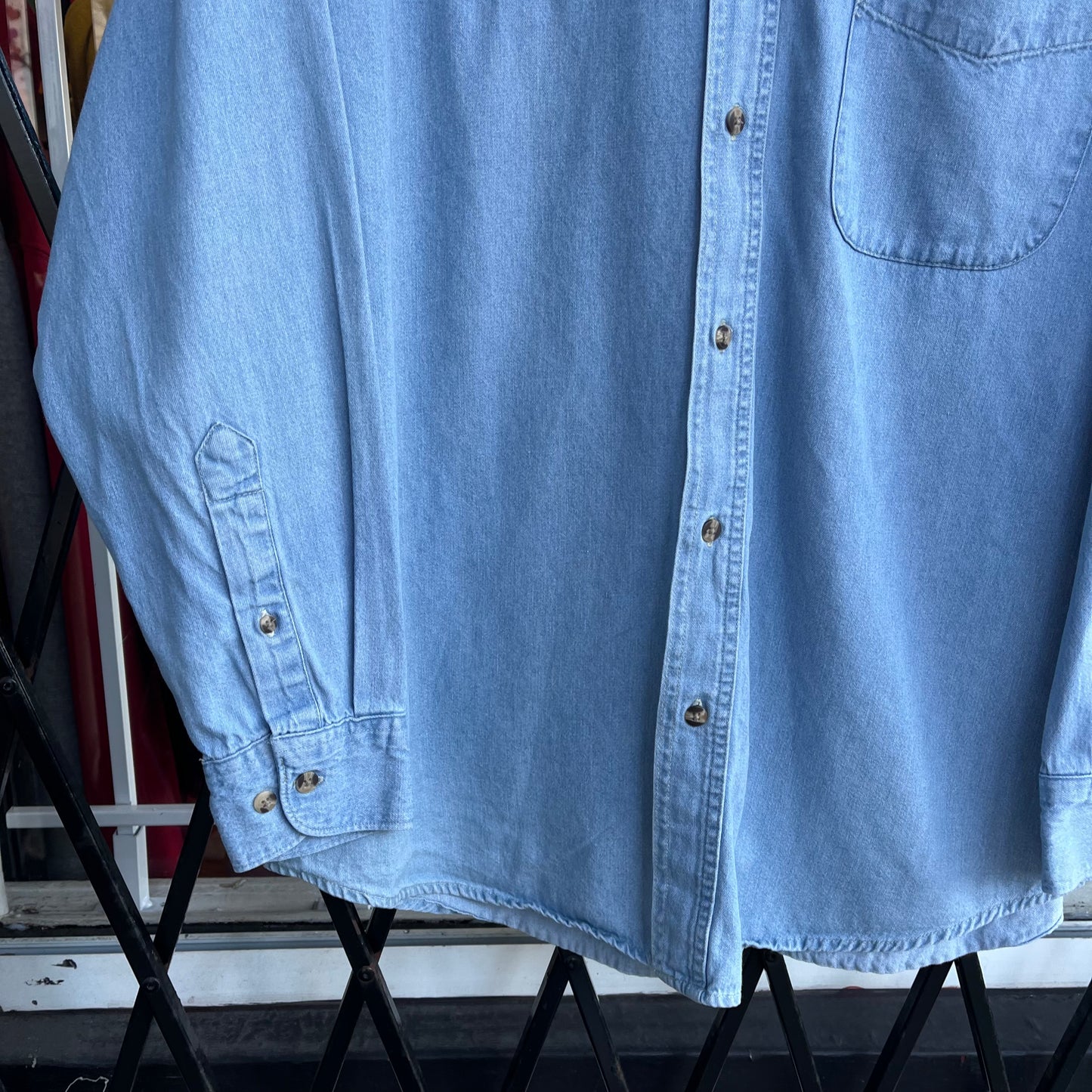 Vintage Disney Mickey Button Up Shirt - Size L