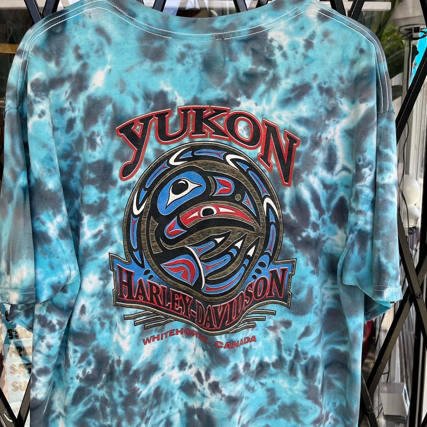 2003 Harley Davidson Yukon Tie Dye Tee - Size XL