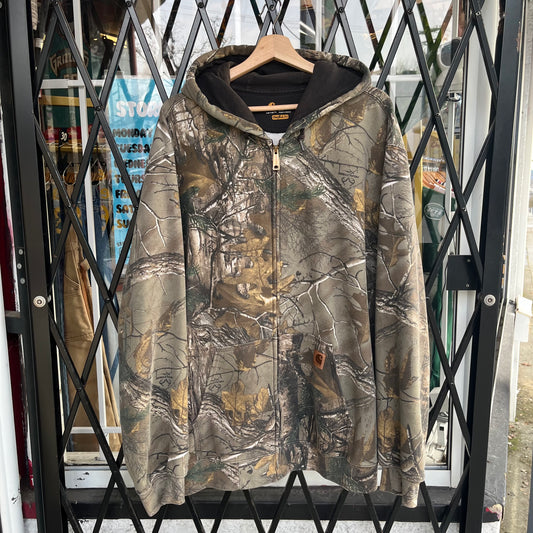 Carhartt Real Tree Zip Up Hoodie - Size XXL