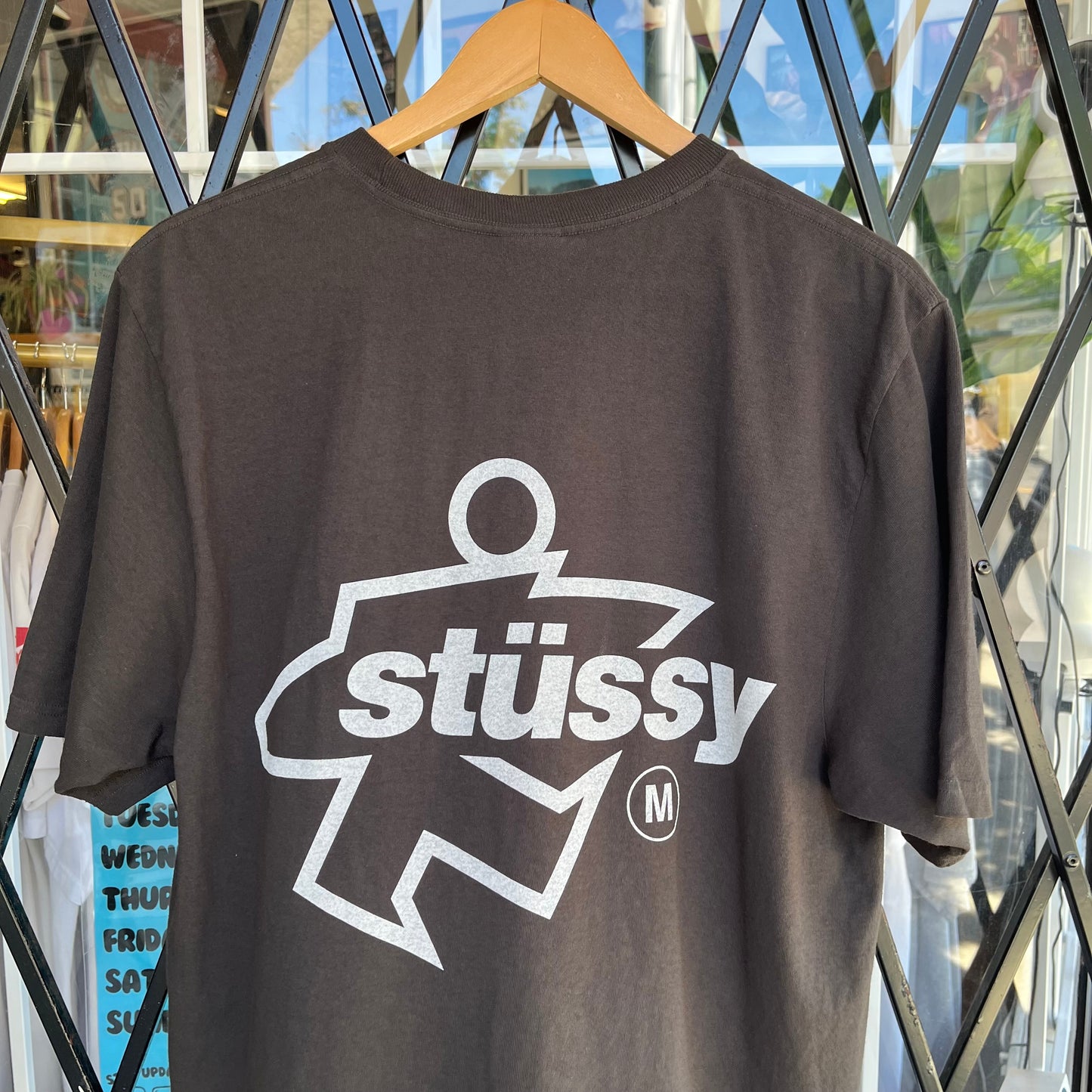 Stussy Surf Size Tee Faded Black - Size M