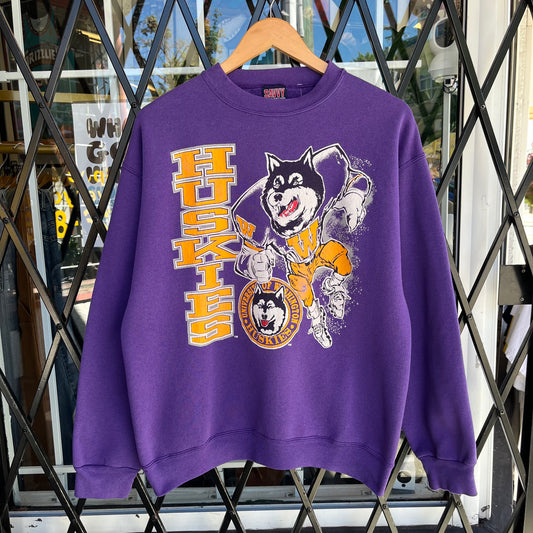 Vintage Washington Huskies Crewneck - Size L