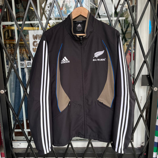 Adidas New Zealand All Blacks Rugby Windbreaker - Size L