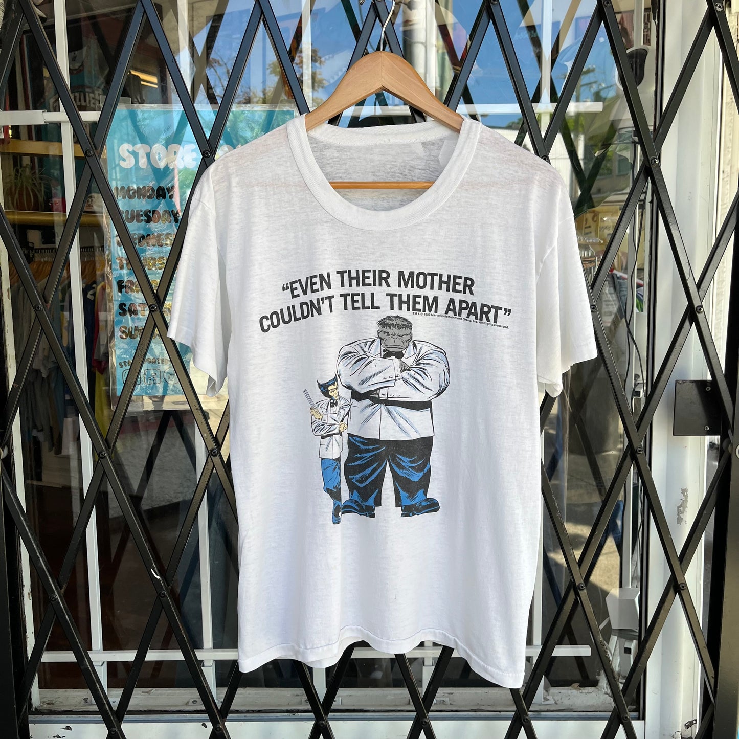 1989 Marvel Comics Wolverine and The Hulk Tee - Fits size M