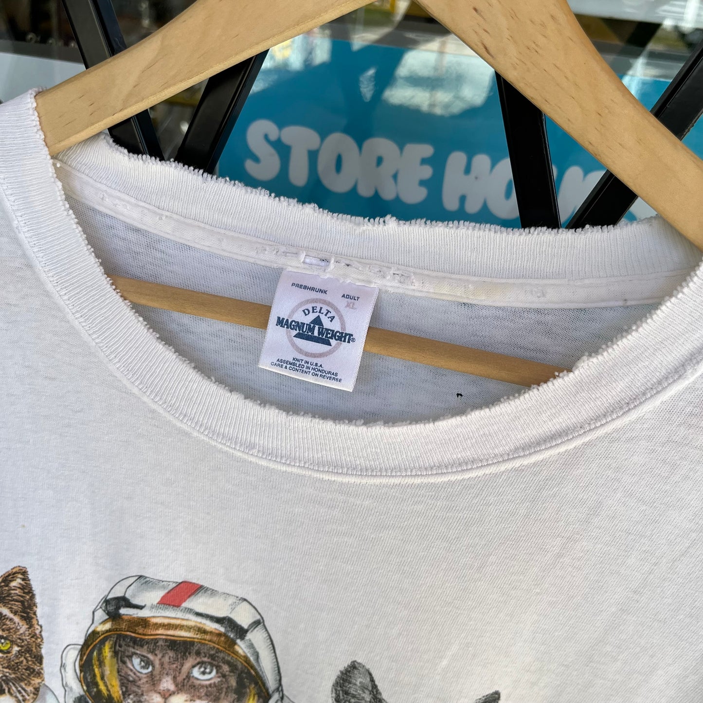 Vintage Cats Tee - Size XL