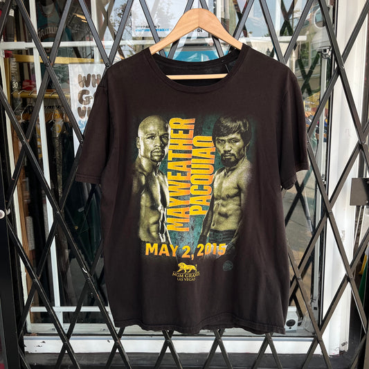 2015 Mayweather vs Pacquiao Tee - Size L