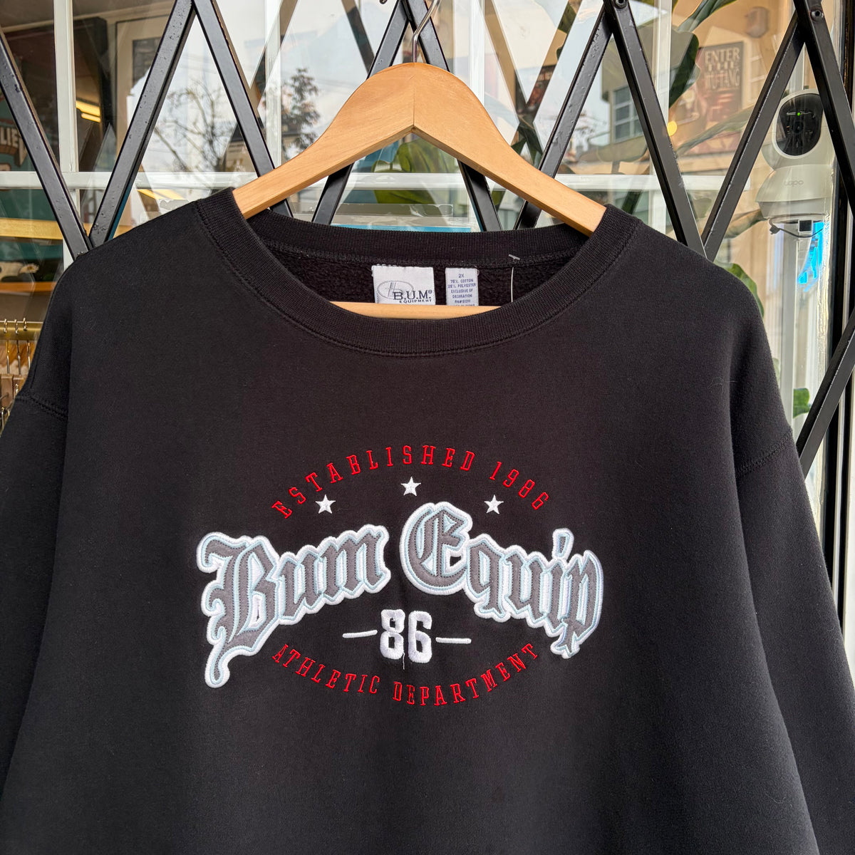 Y2K BUM Equipement Crewneck - Size Women’s XXL