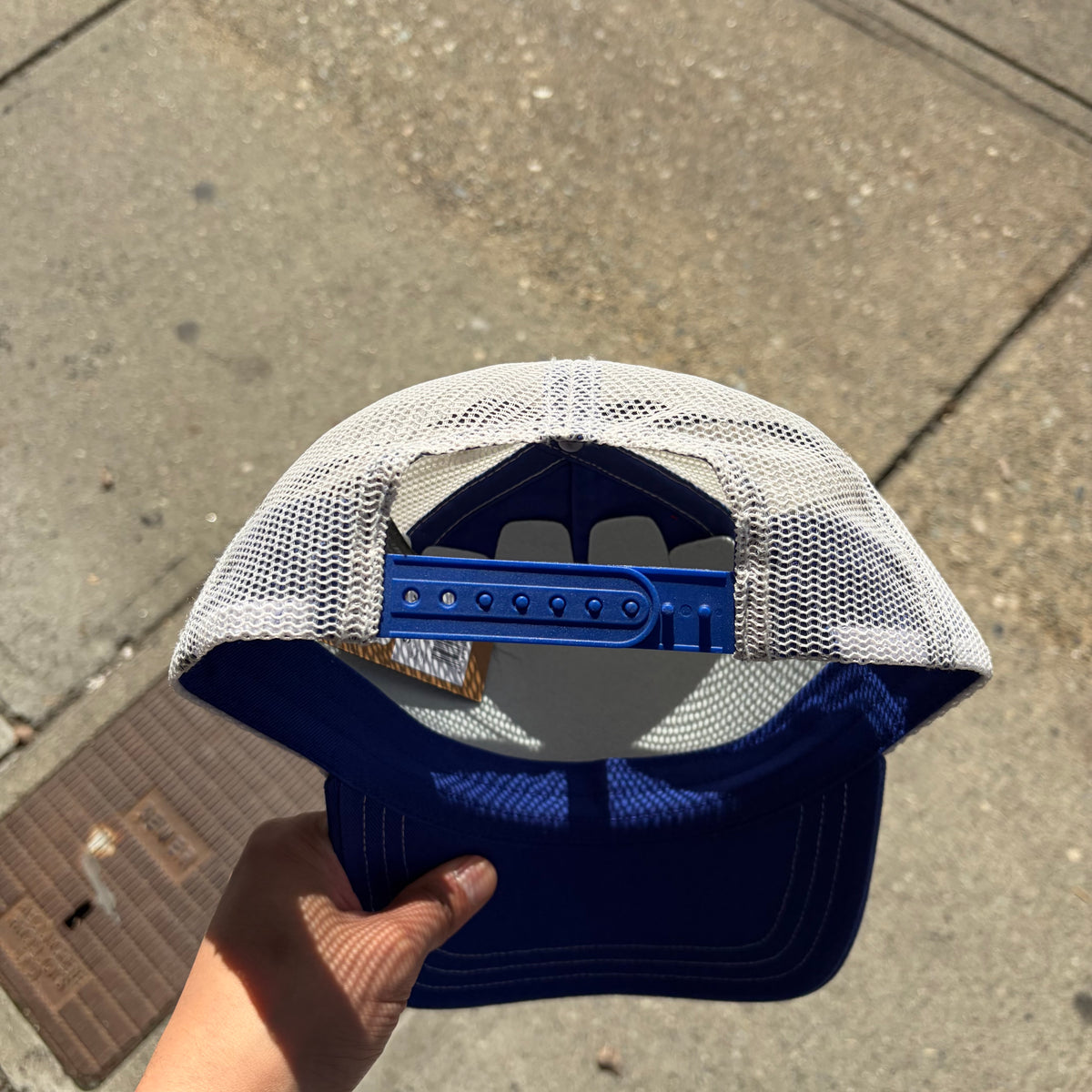 Stussy Beach Roots Trucker Hat Royal