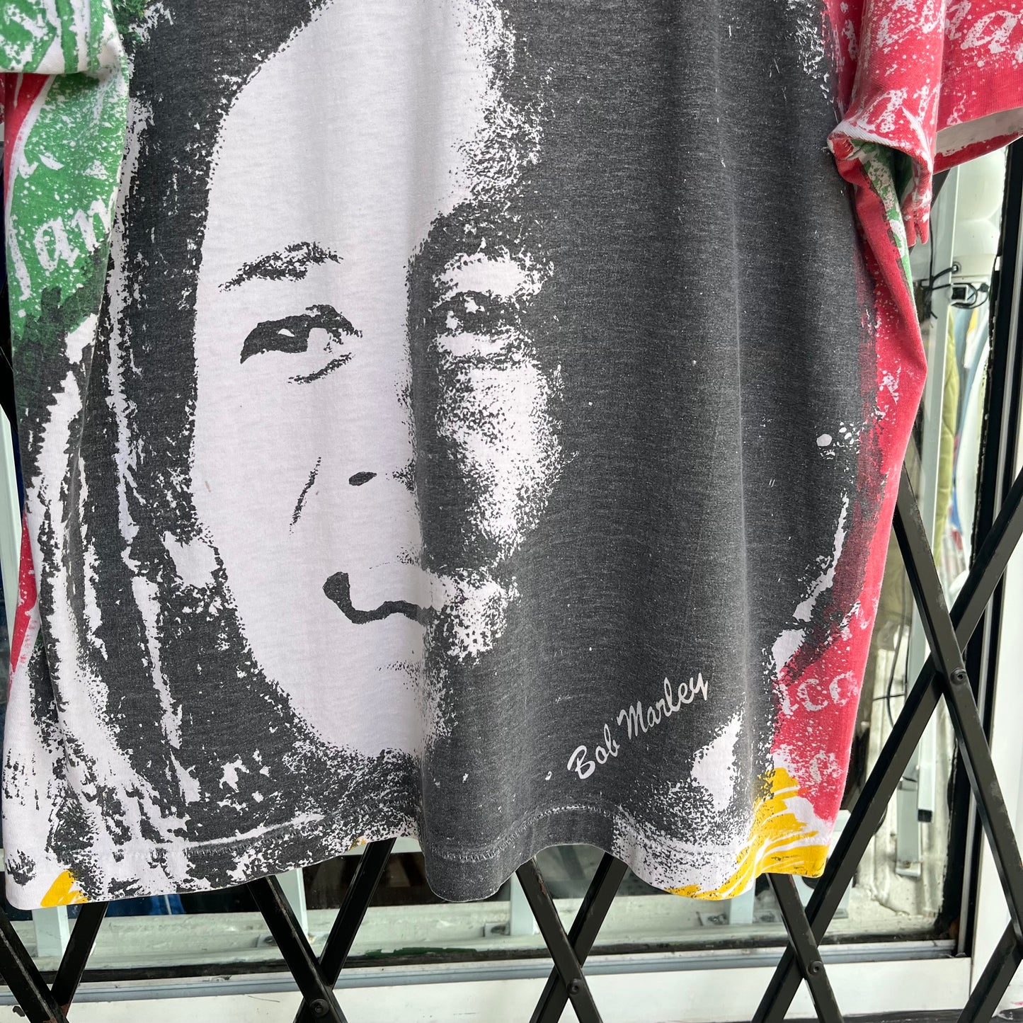 Vintage Bob Marley AOP Tee - Size XL