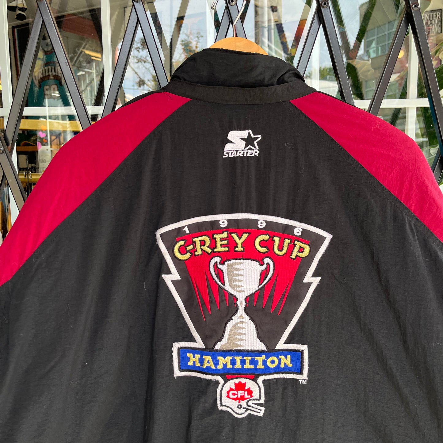 1996 Starter CFL Grey Cup Hamilton Jacket - Size XL