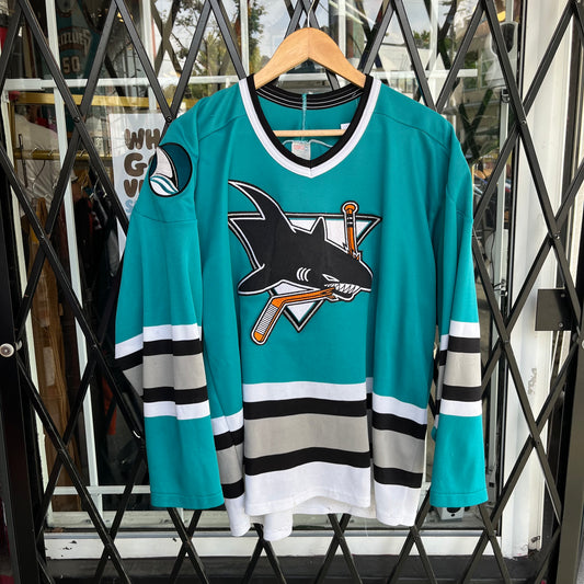 Vintage San Jose Sharks Jersey - Size L