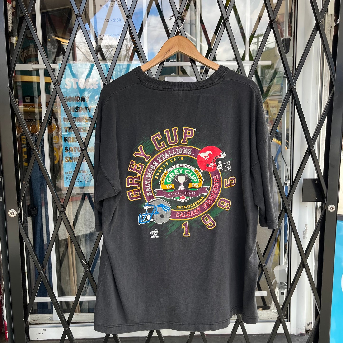 1995 CFL Grey Cup Tee - Size XL