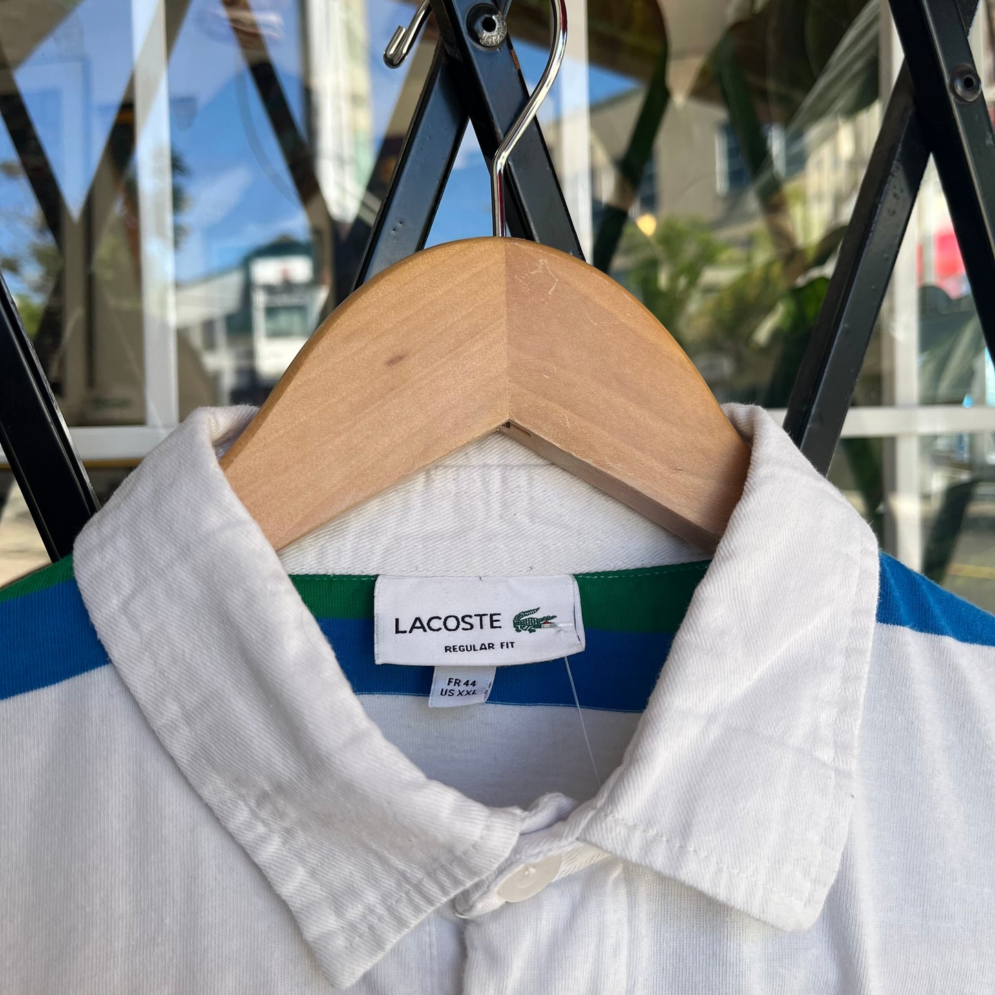 Lacoste Long Sleeve Shirt - Fits Size L