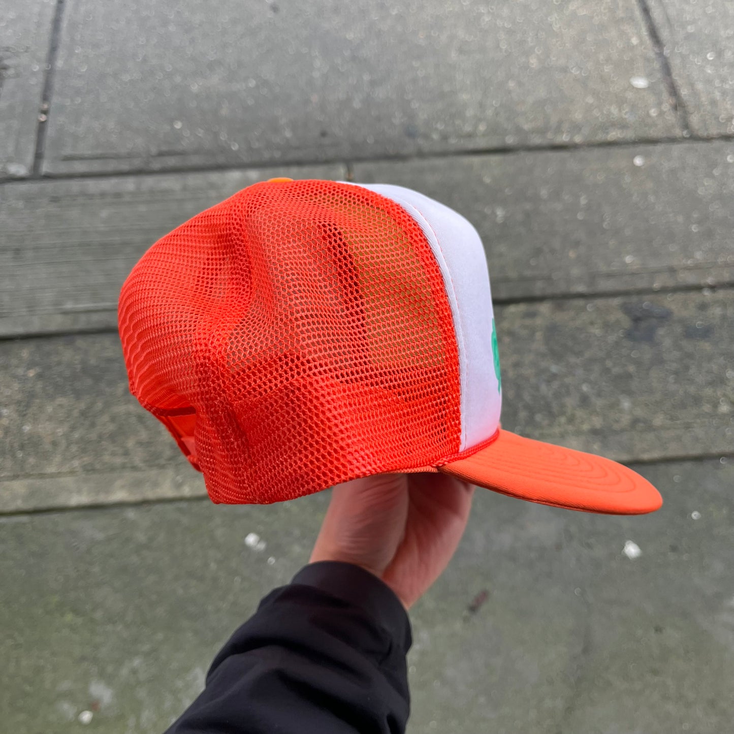 Vintage Fitzgeralds Las Vegas Trucker Hat Orange