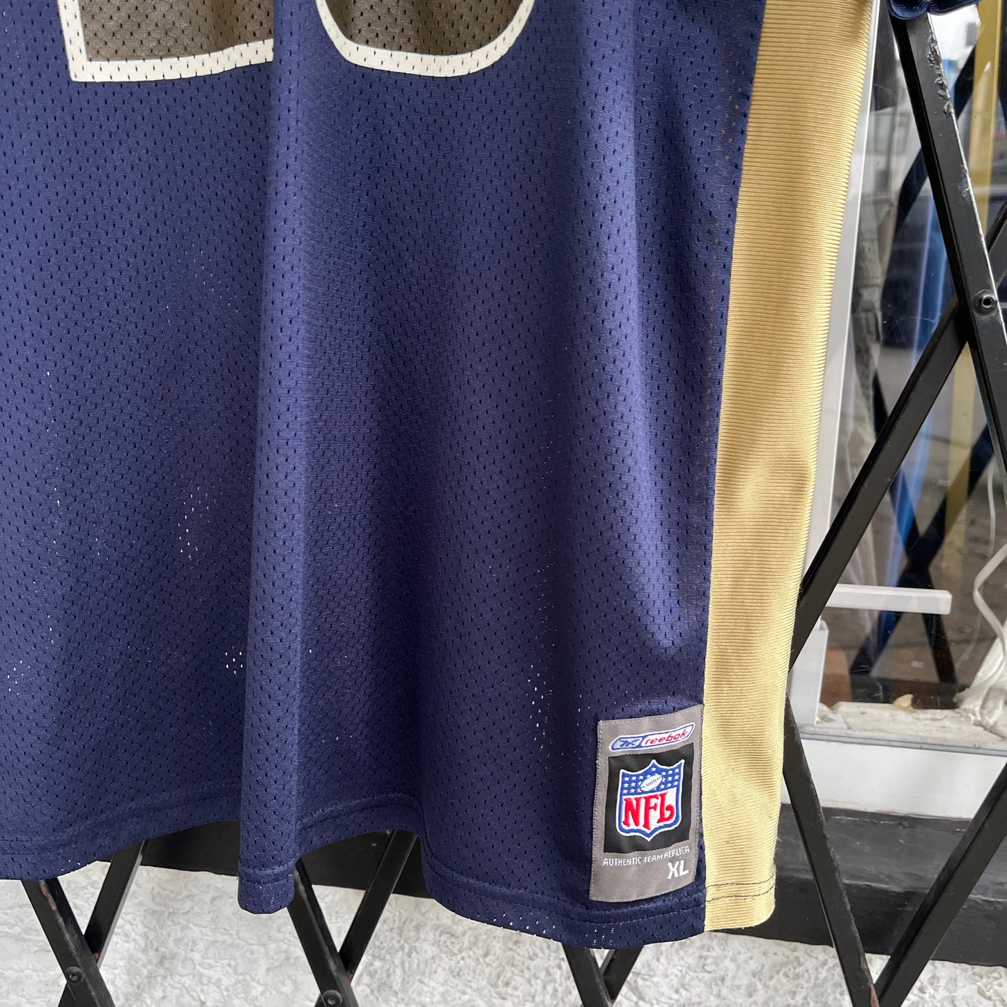Vintage St. Louis Rams Marshall Faulk Jersey - Size XL