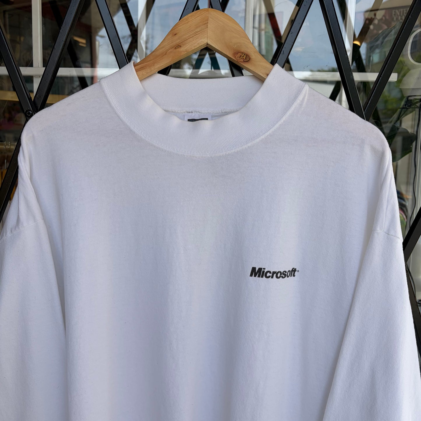 Vintage Microsoft Mock Neck Long Sleeve - Size XXL