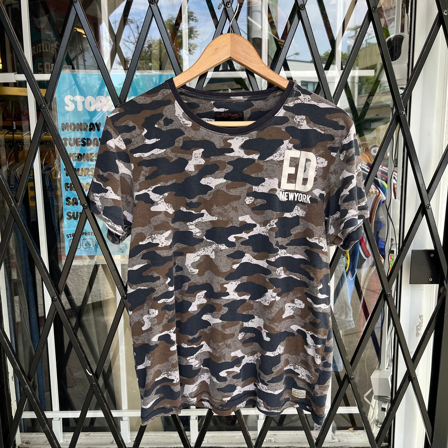 Ed Hardy Camo Tee - Size L