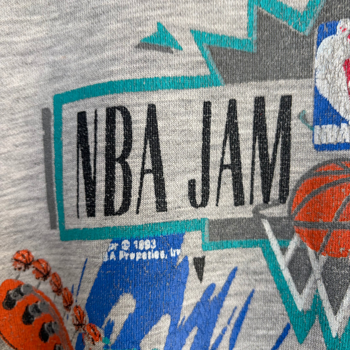 1993 NBA Jam Sessions Chicago Bulls Tour Crewneck - Size L
