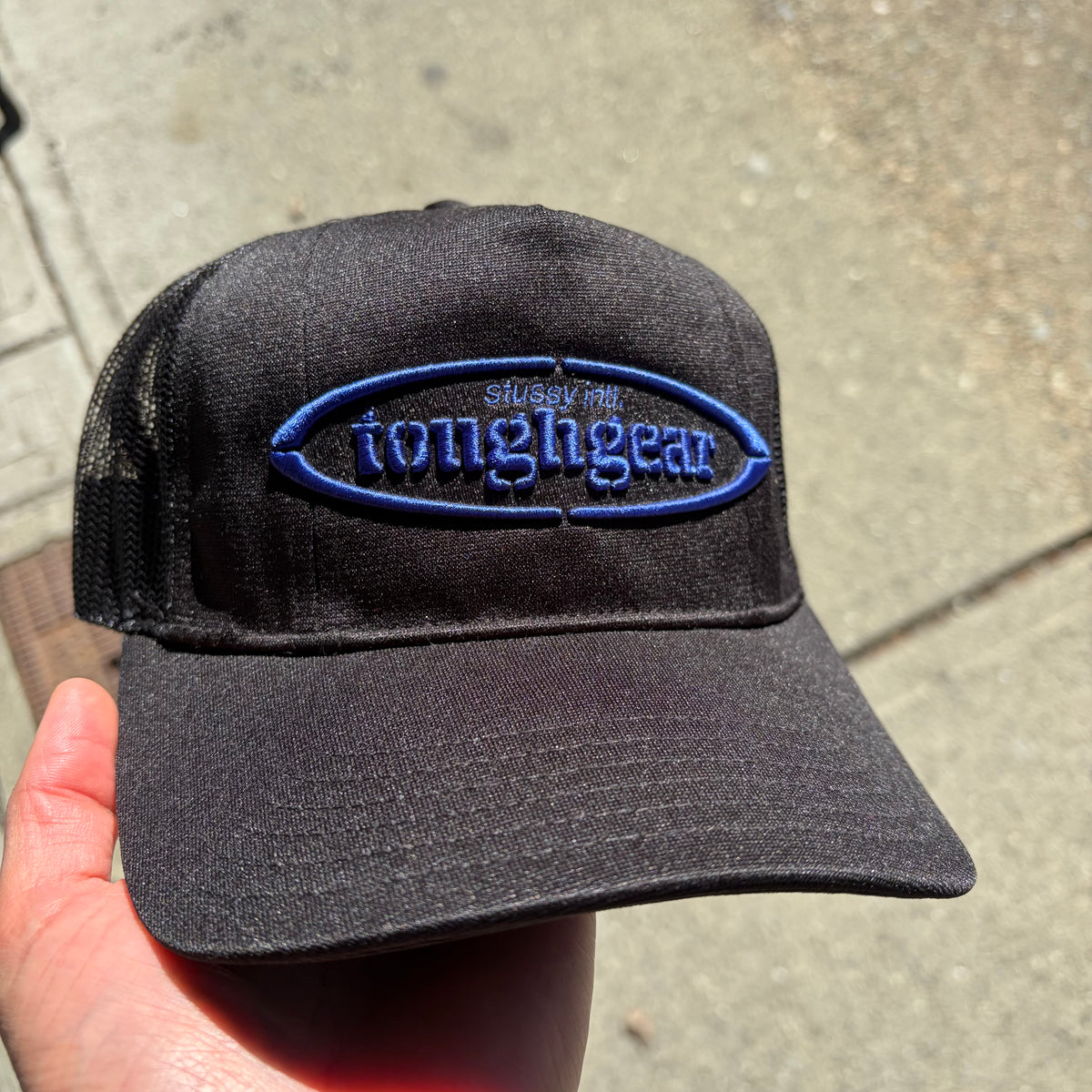 Stussy Tough Gear Trucker Hat Black