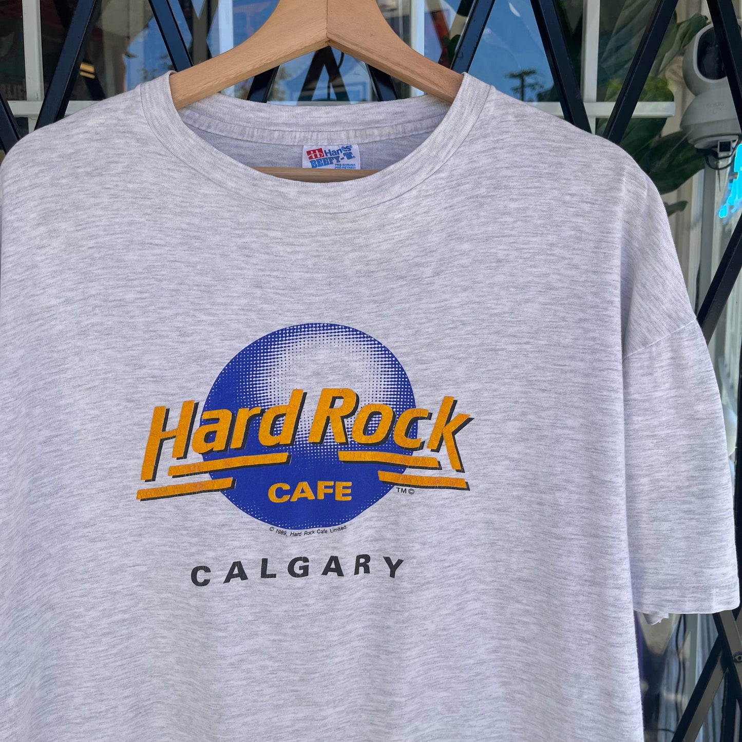1989 Hard Rock Cafe Calgary Tee - Size XL