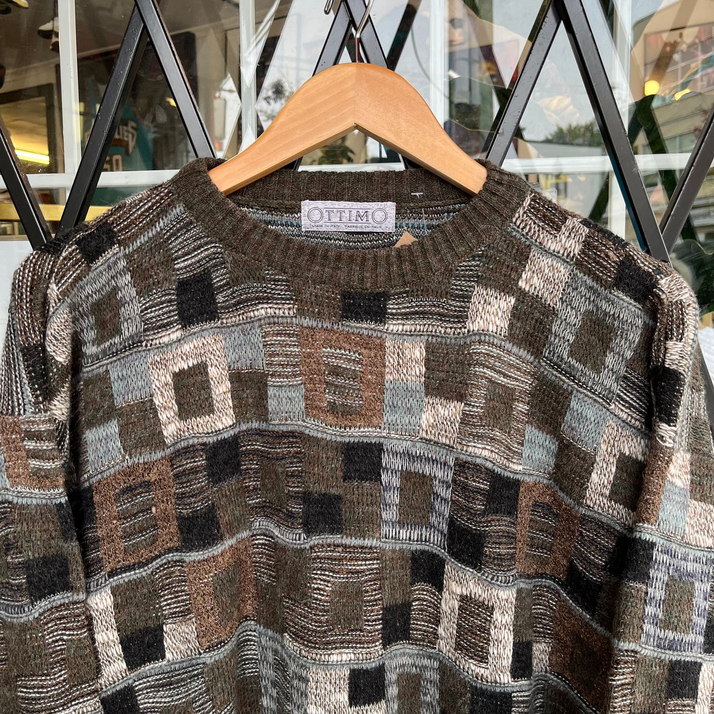 Vintage Knit Sweater - Size L