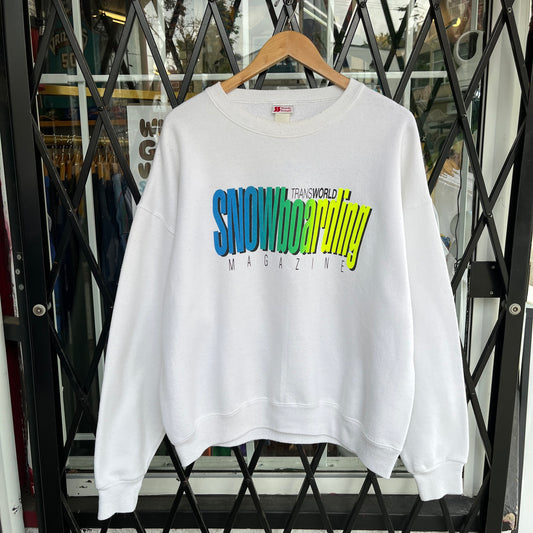 Vintage Transworld Snowboarding Magazine Crewneck - Size XL