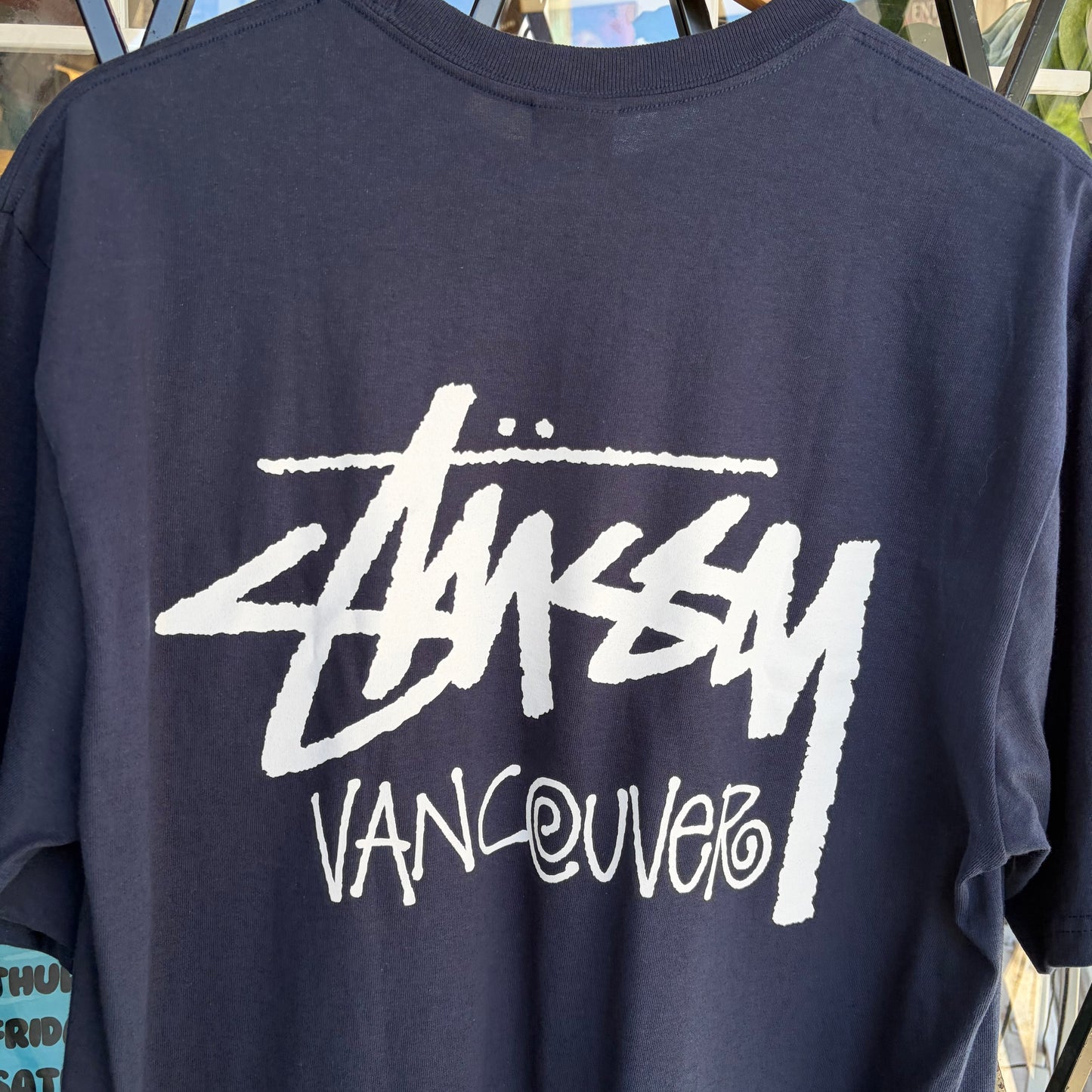 Stussy Vancouver Stock Tee Navy - Size L