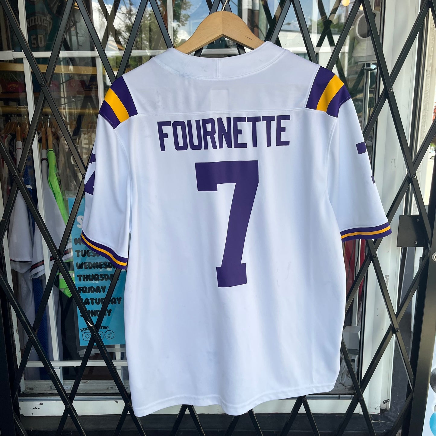 Nike LSU Fournette Jersey - Size XL