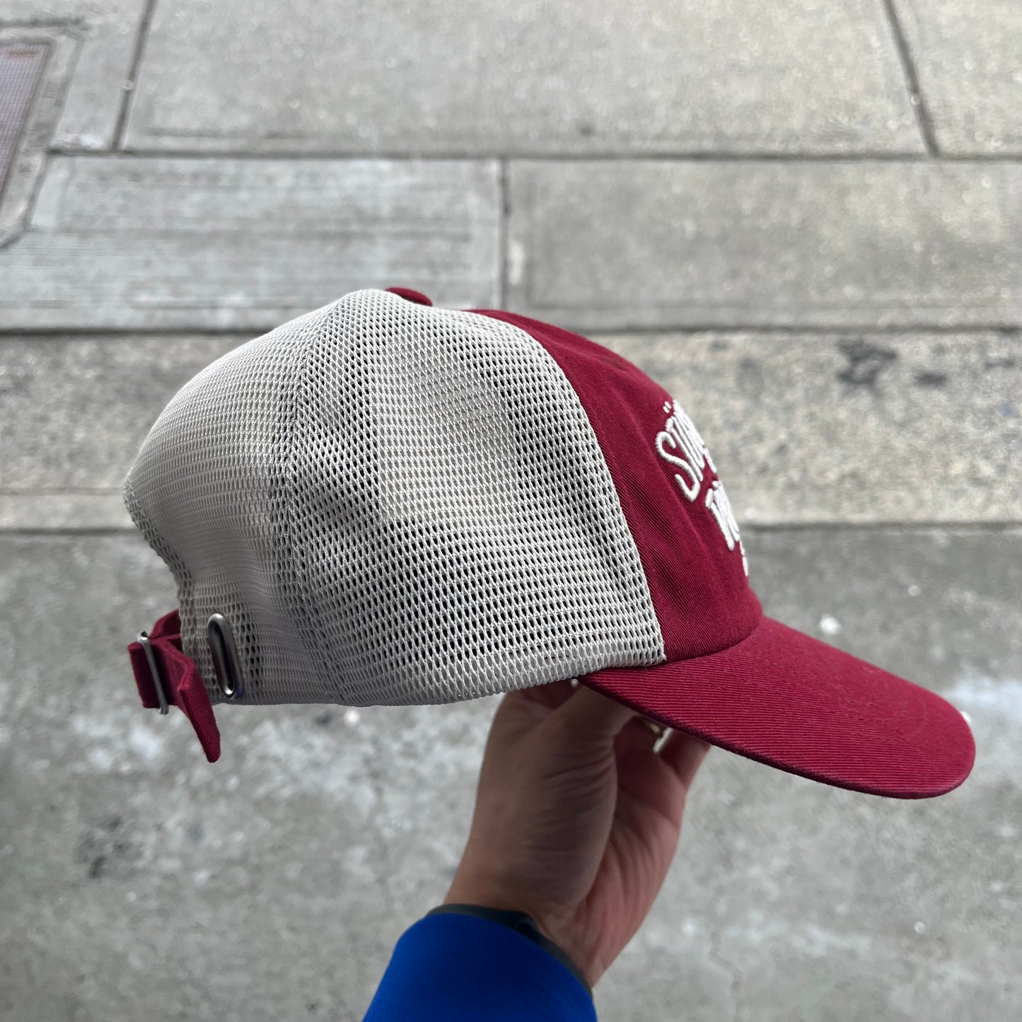 Stussy Work Gear Strapback Cap Wine