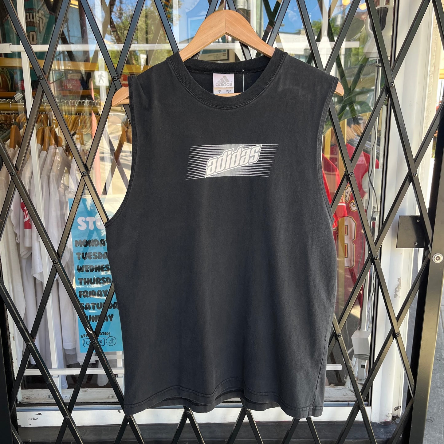 Vintage Adidas Sleeveless Shirt - Size M