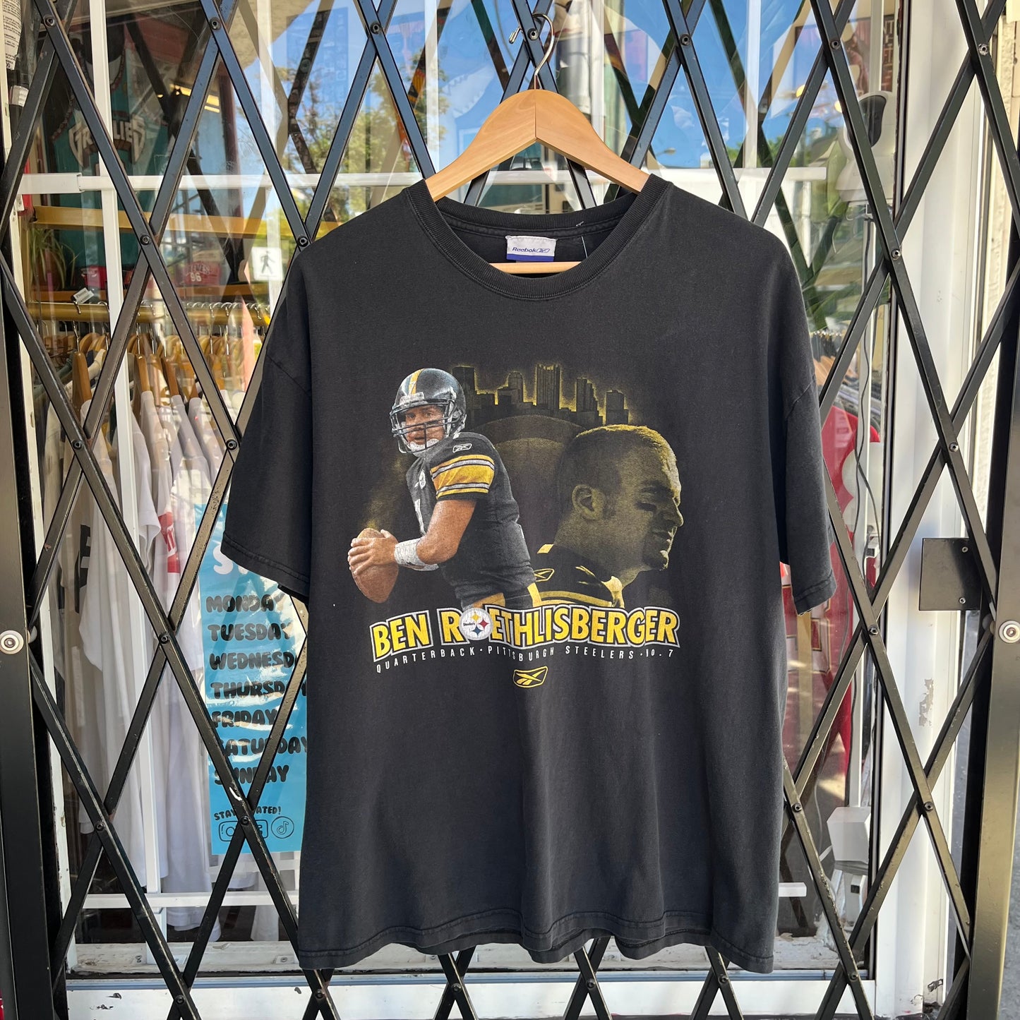 Vintage Steelers Ben Rothlisberger Tee - Size XL