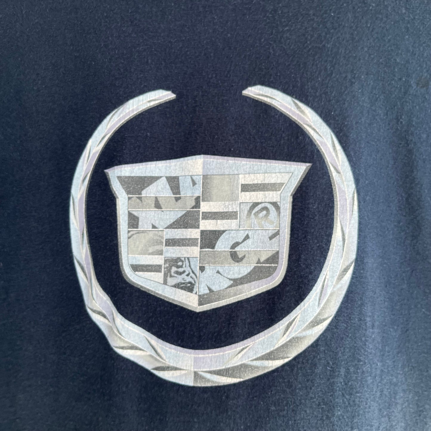 Y2K XLarge Cadillac Emblem Tee - Size XL