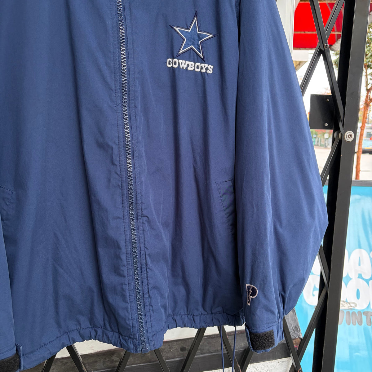 Vintage Pro Player Dallas Cowboys Fleece Lined Jacket - Size L