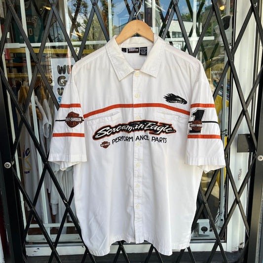 Harley Davidson Button Up Shirt - Size XL