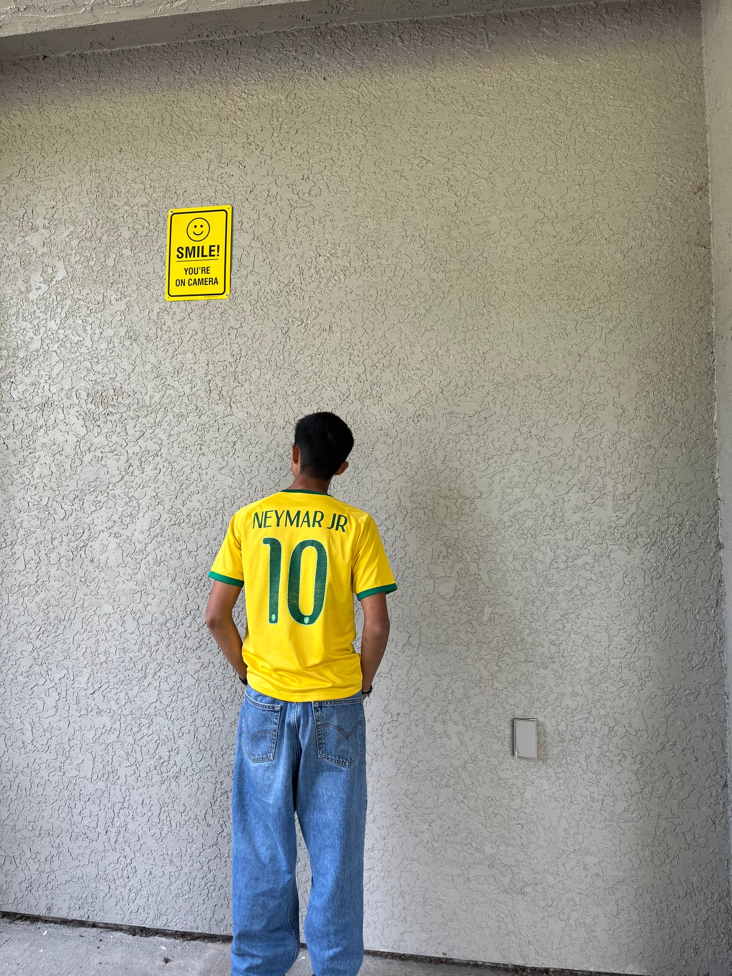2014 Nike Brazil Neymar Jr. Jersey - Size M