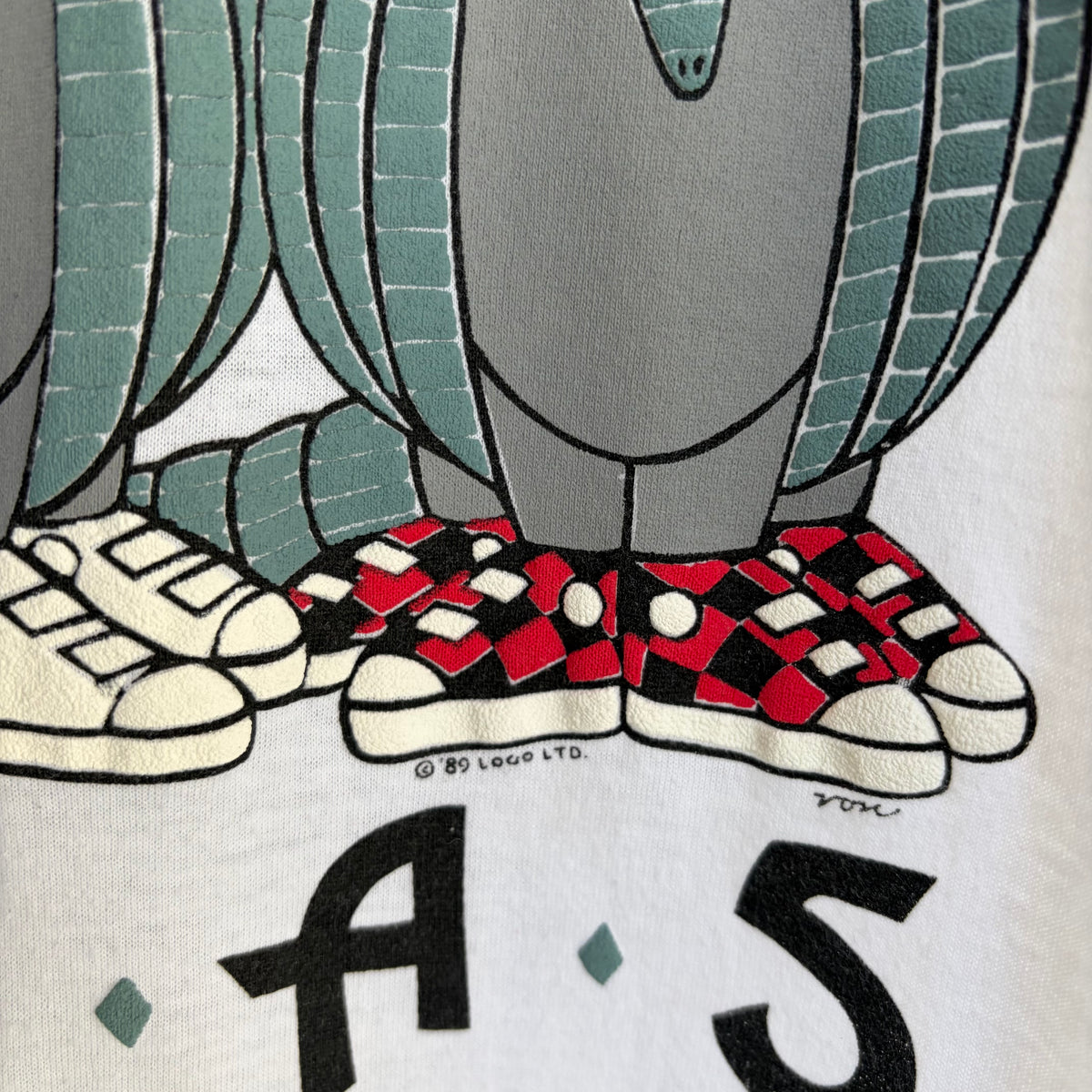 1989 Texas Armadillo Souvenir Tee - Size M
