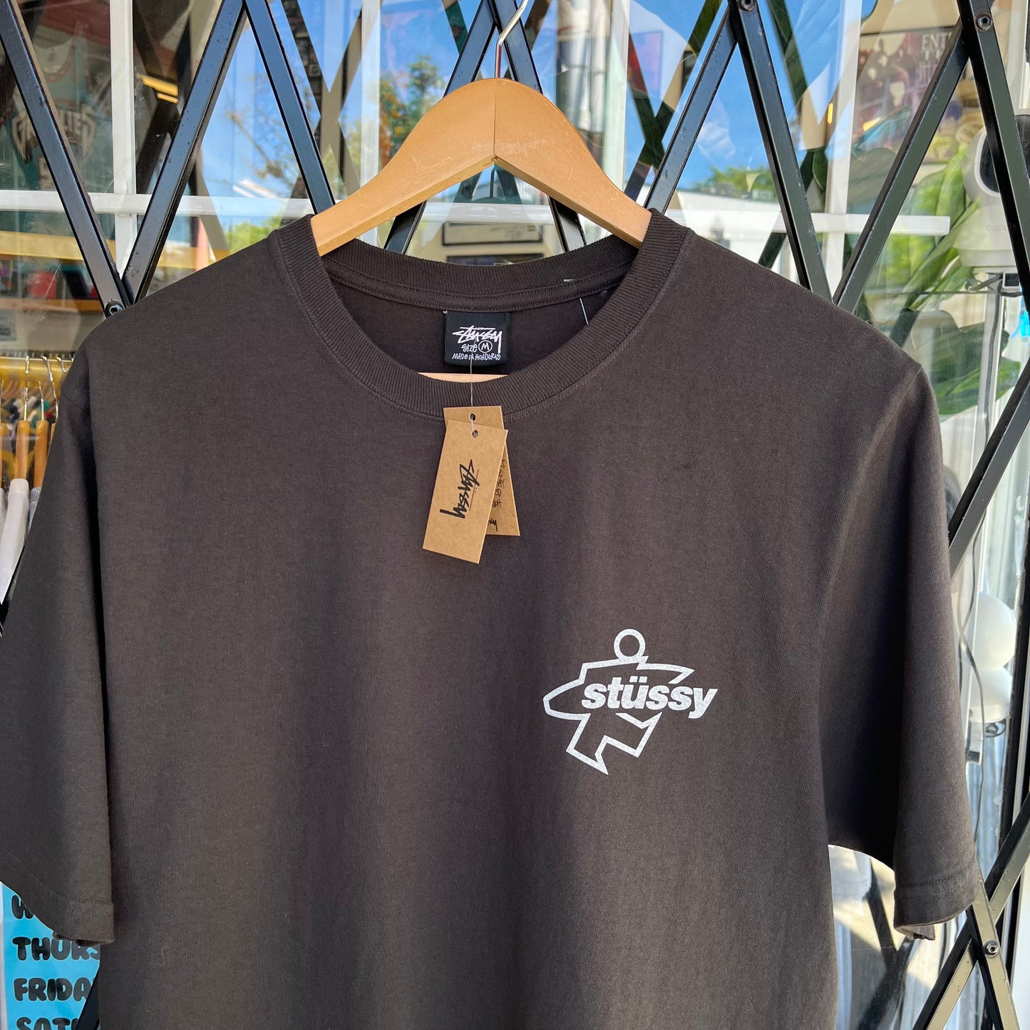 Stussy Surf Size Tee Faded Black - Size M