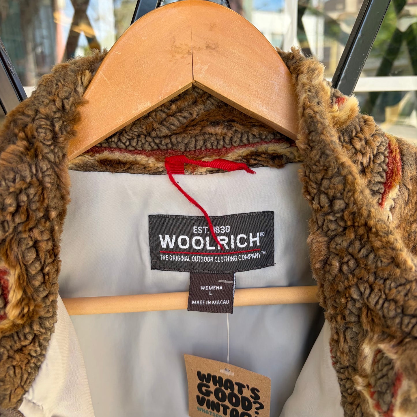 Vintage Woolrich Deep Pile Zip Up Jacket - Size Women’s L