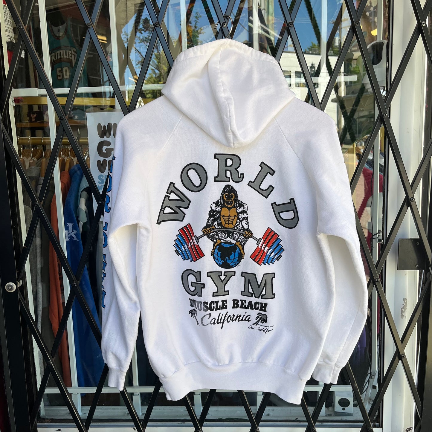 1980’s World Gym Hoodie - Size L