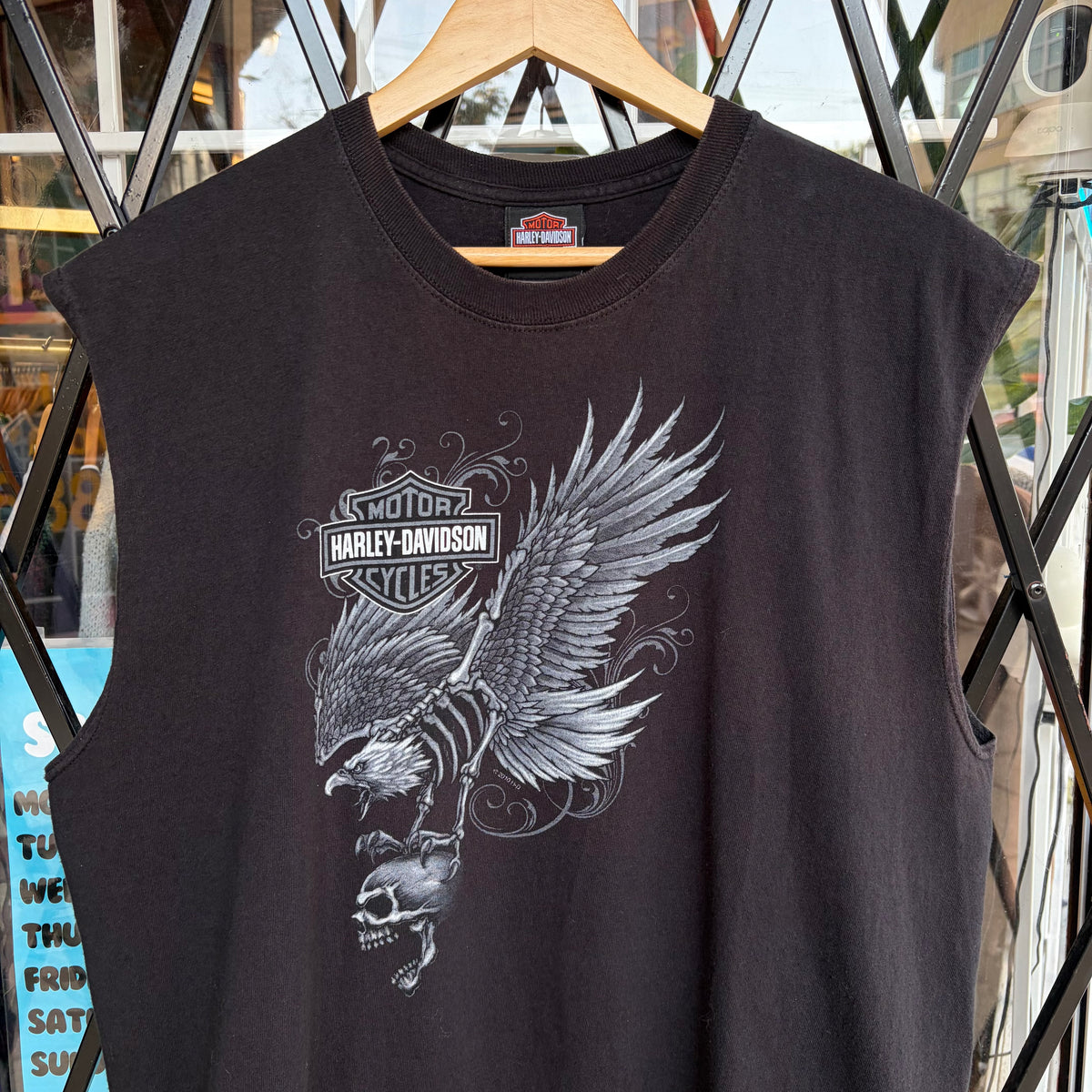 Harley Davidson Sleeveless Tee - Size XL